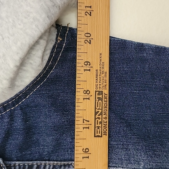 Wallflower Blue & Gray Denim Hoodie XL - Picture 8 of 15